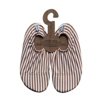 Slipstop Schoentjes - Cognac Stripe
