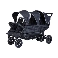 Childhome Sixseater Autobrake Meerlingwagen - Zwart