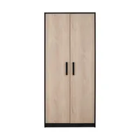 Europe Baby Nova Hanglegkast 2 Deuren - Zwart/Eiken