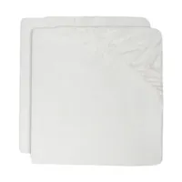 Jollein Hoeslaken - (2pack) - 40/50x80/90cm - Jersey - Ivory 