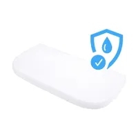 Waldin Cotton Waterdicht Hoeslaken 7 in 1 Co Sleeper 73 × 37 cm Wit