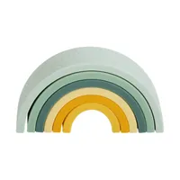 A Little Lovely Company Stapel Regenboog Siliconen