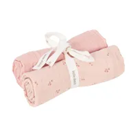 Little Dutch Pure Swaddle Doeken - Set Van 2 - Tetra - 70 x 70 cm 