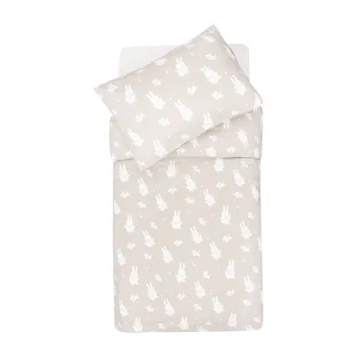 Jollein Dekbedovertrek - Miffy en Snuffy - Nougat - 100 x 140 cm