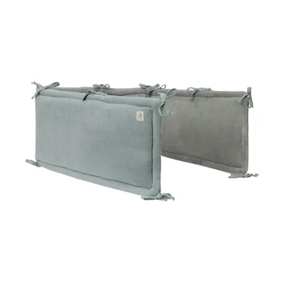 Jollein Cosy Knit parkbumper - 180 x 30 cm - Sea Green