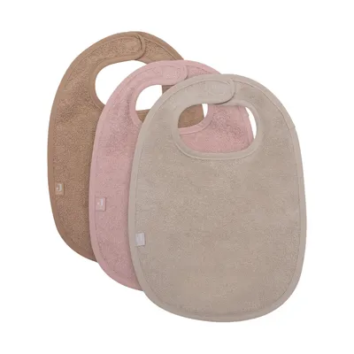 Jollein Slab - 3 Pack - Badstof - Wild Rose / Nougat / Biscuit