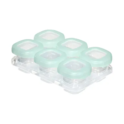 OXO Tot Zesdelige set diepvriesdoosjes (6x60 ml) - Opal