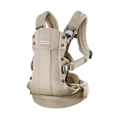 BabyBjörn Harmony Draagzak 3D-Mesh - Grijsbeige