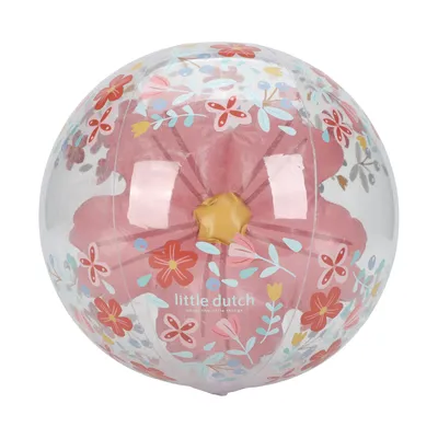 Little Dutch Pink Flowers 3D Figuur Strandbal