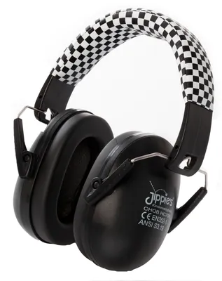 Jippie's Gehoorbeschermer Zwart / Wit