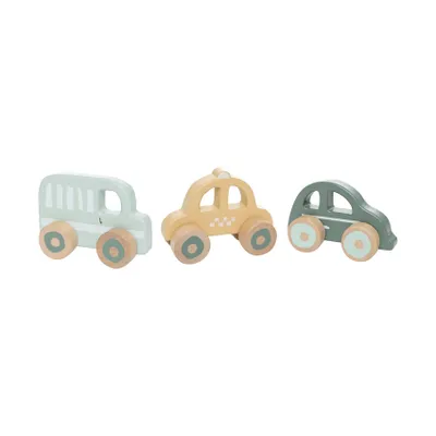 Jollein Houten Auto Op Wielen - 3 Stuks