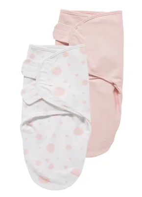 SwaddleMeyco 2-PackDots Lichtroze/Uni Lichtroze0-3 Maanden