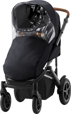 Britax Römer Smile III Regenhoes Wandelwagen Black + Clear EVA