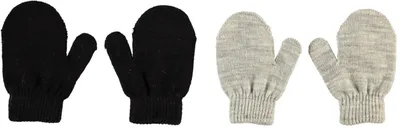Sarlini Wanten Knit Multi Black 2-Pack  One size
