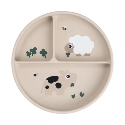 Done by Deer Stick & Stay Vakjesbord - Tiny Farm - Rond - Silicone - Sand