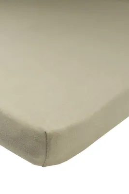 Meyco Hoeslaken Boxmatras Jersey Taupe 75 x 95 cm