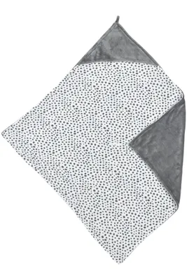 Meyco Badcape Fleece Cheetah Grijs