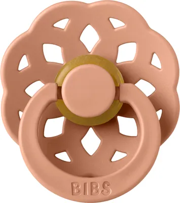 BiBs Boheme Fopspeen - Rond - 0-6 Mnd - Peach 
