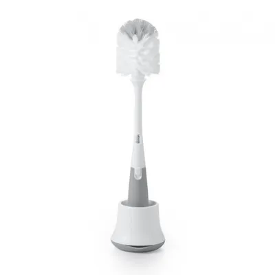 OXO Tot Flessen En Spenenborstel Met Staander Grey