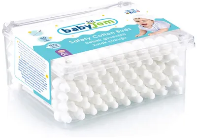 Babyjem Baby Wattenstaafjes 60 stk.