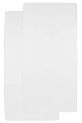 Meyco Molton Hoeslaken Junior Stretch Wit 70 x 140/150 cm (2-Pack)