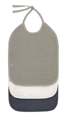 Lässig Terry Slab Medium Olive/Milky/Navy 3-Pack