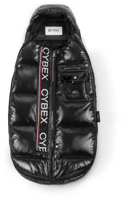 Cybex Platinum Winter Footmuff Mini Deep Black - Black