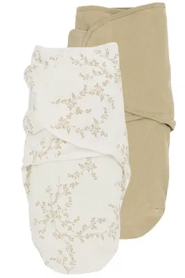 SwaddleMeyco 2-Pack Branches Sand/Uni Sand0-3 Maanden