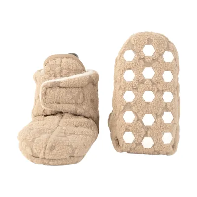 Lodger Slipper Folklore Fleece Beige 3-6mnd 3-6 maanden