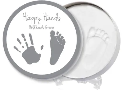 Happy Hands 2D Round Shape Tin