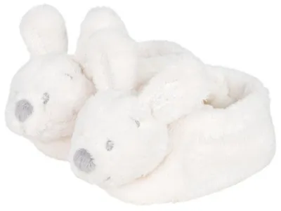 VIB Konijnenslofjes Pluche Wit
