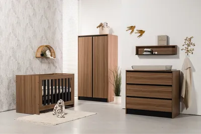 TWF Ledikant 60 x 120 - Commode 3 Laden Denia