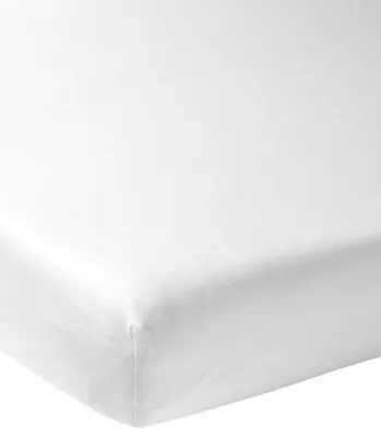Meyco Ledikanthoeslaken Jersey Wit 60 x 120 cm