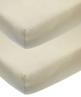 Meyco Ledikanthoeslaken Jersey Sand 60 x 120 cm (2-Pack)