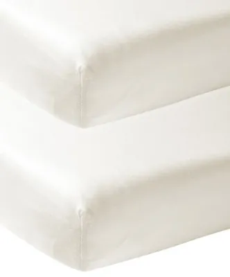 Meyco Juniorhoeslaken Jersey Offwhite 70 x 140/150 cm (2-Pack)