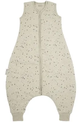 Meyco Slaapzak Winter Jumper Rib Mini Spots Sand Melange 80 cm
