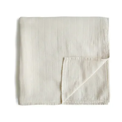 Mushie Swaddle Fog 120 x 120 cm