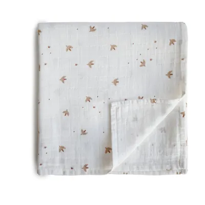 Mushie Swaddle Sparrow 120 x 120 cm