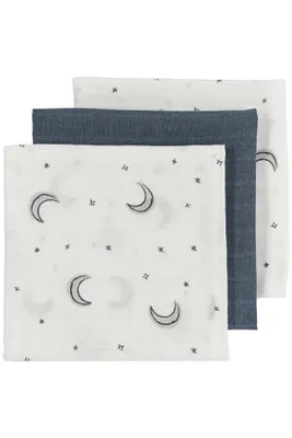 Meyco Multidoek Hydrofiel Moon Indigo 70 x 70 cm 3-Pack
