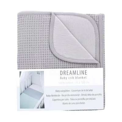 Dreamline Wiegdeken Lichtgrijs 75 x 100 cm