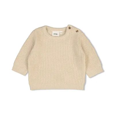 Feetje Sweater Gebreid The Magic is in You Creme