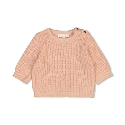 Feetje Sweater Gebreid The Magic is in You Roze