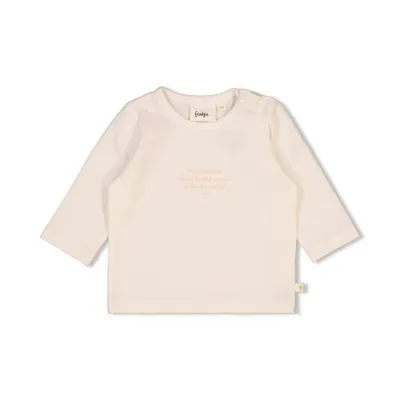 Feetje longsleeve the magic is in you offwhite roze
