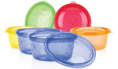 Nûby Herbruikbare Kommetjes 300ml (6 stuks)