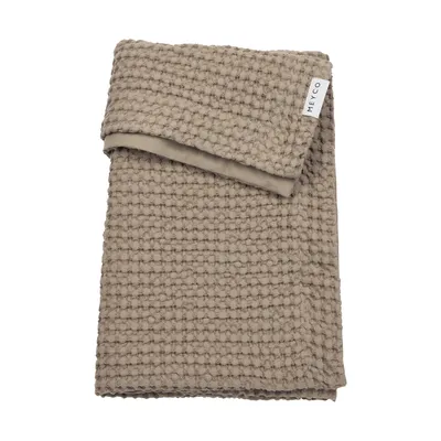 Meyco Ledikantdeken Waffle Cotton Taupe 100x150 cm