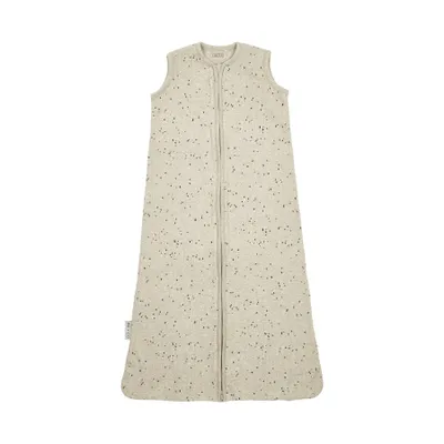 Meyco Rib Mini Spot Slaapzak - Zomer - Sand Melange