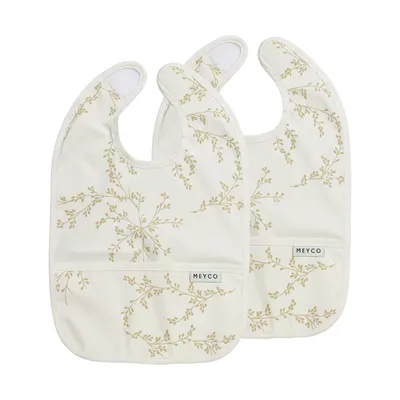 Meyco Slab met Opvangbak - Branches Sand - 2-Pack