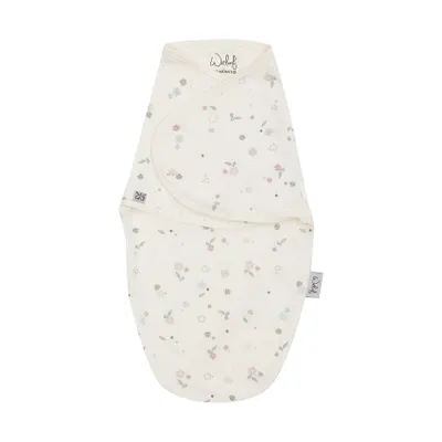 Witlof For Kids Vintage Flowers Slaapzak Wrapper - 0-3 Maanden
