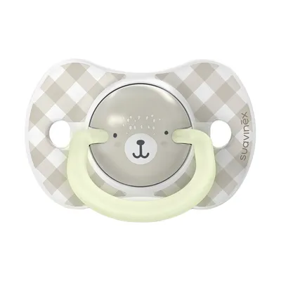 Suavinex Wild & Free SX Pro Fopspeen Symmetrisch - 6-18Mnd - 2 Stuks - Silicone - Grijs