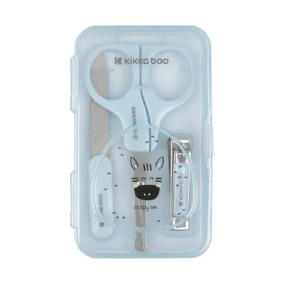 Kikkaboo Stripy Friends Manicure Set - Blauw